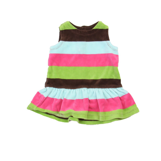 Gap Girls Brown | Pink | Blue | Green | Stripes Jumper Size: 6-12 Months Brown | Pink | Blue | Green | Stripes