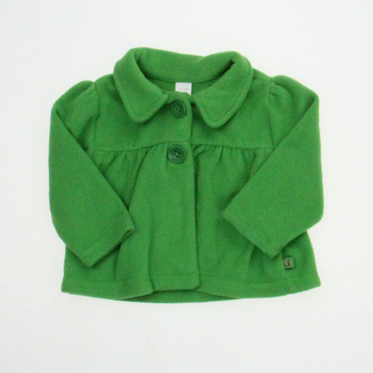 Gap Girls Green Jacket Size: 6-12 Months Green