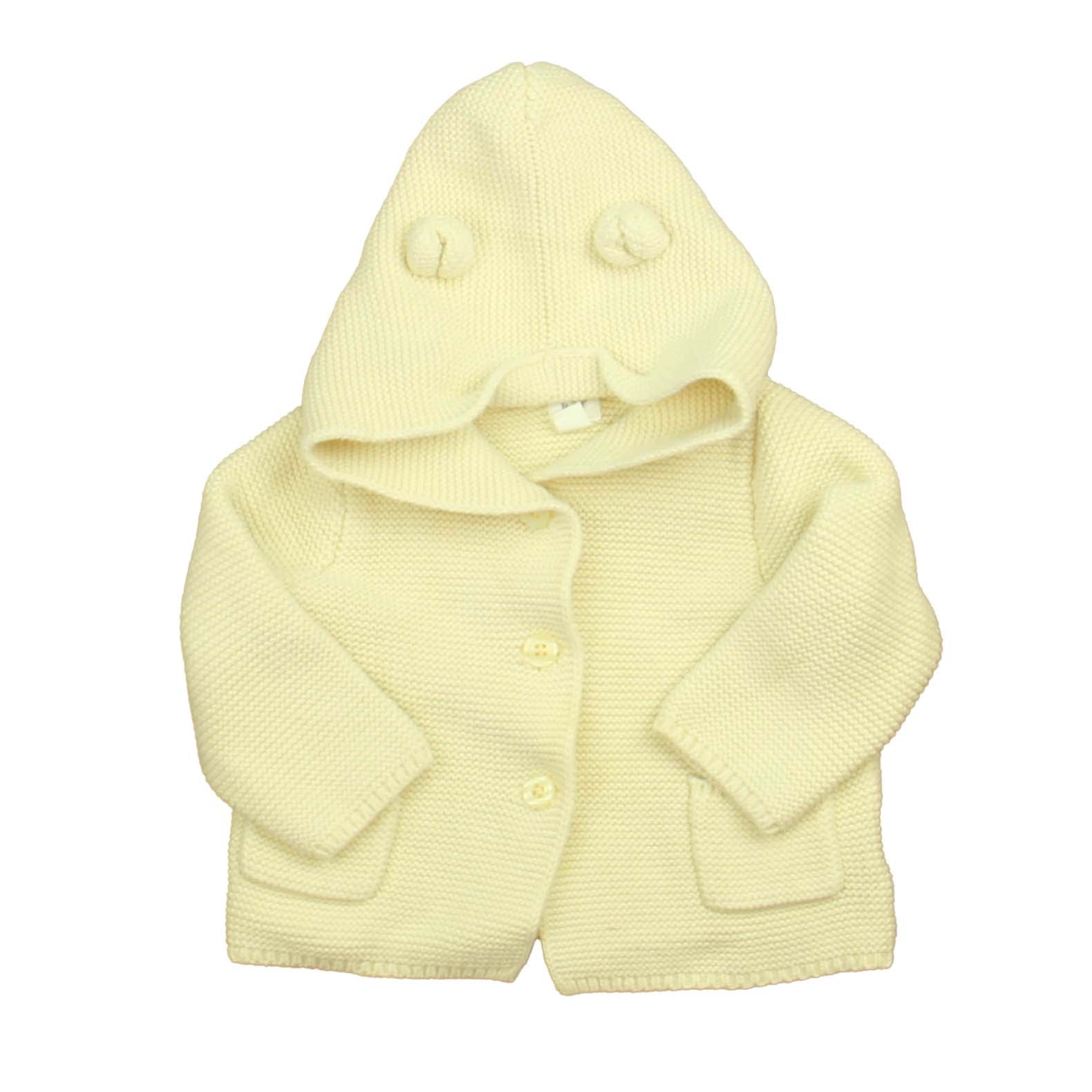 Gap Unisex Ivory Cardigan Size: 6-12 Months Ivory