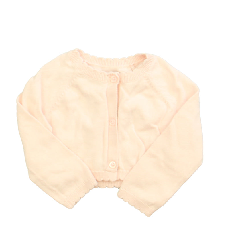 Gap Girls Pink Cardigan Size: 6-12 Months Pink