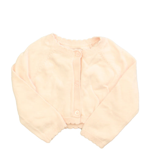 Gap Girls Pink Cardigan Size: 6-12 Months Pink