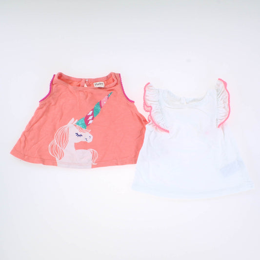 Gap | Hatley Girls White | Orange Apparel Sets Size: 6-12 Months White | Orange