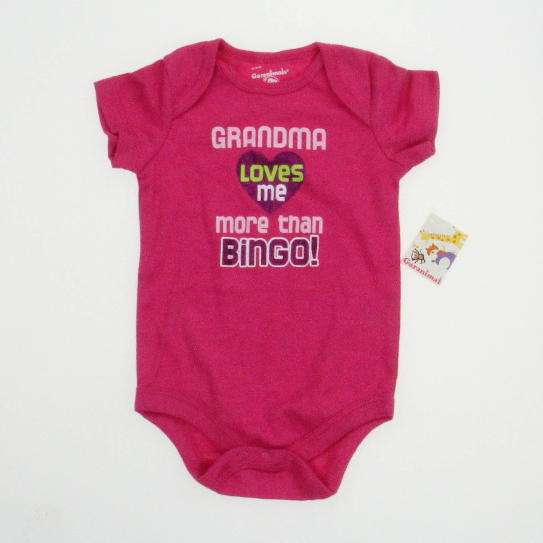 Garanimals Girls Pink Onesie Size: 6-9 Months Pink