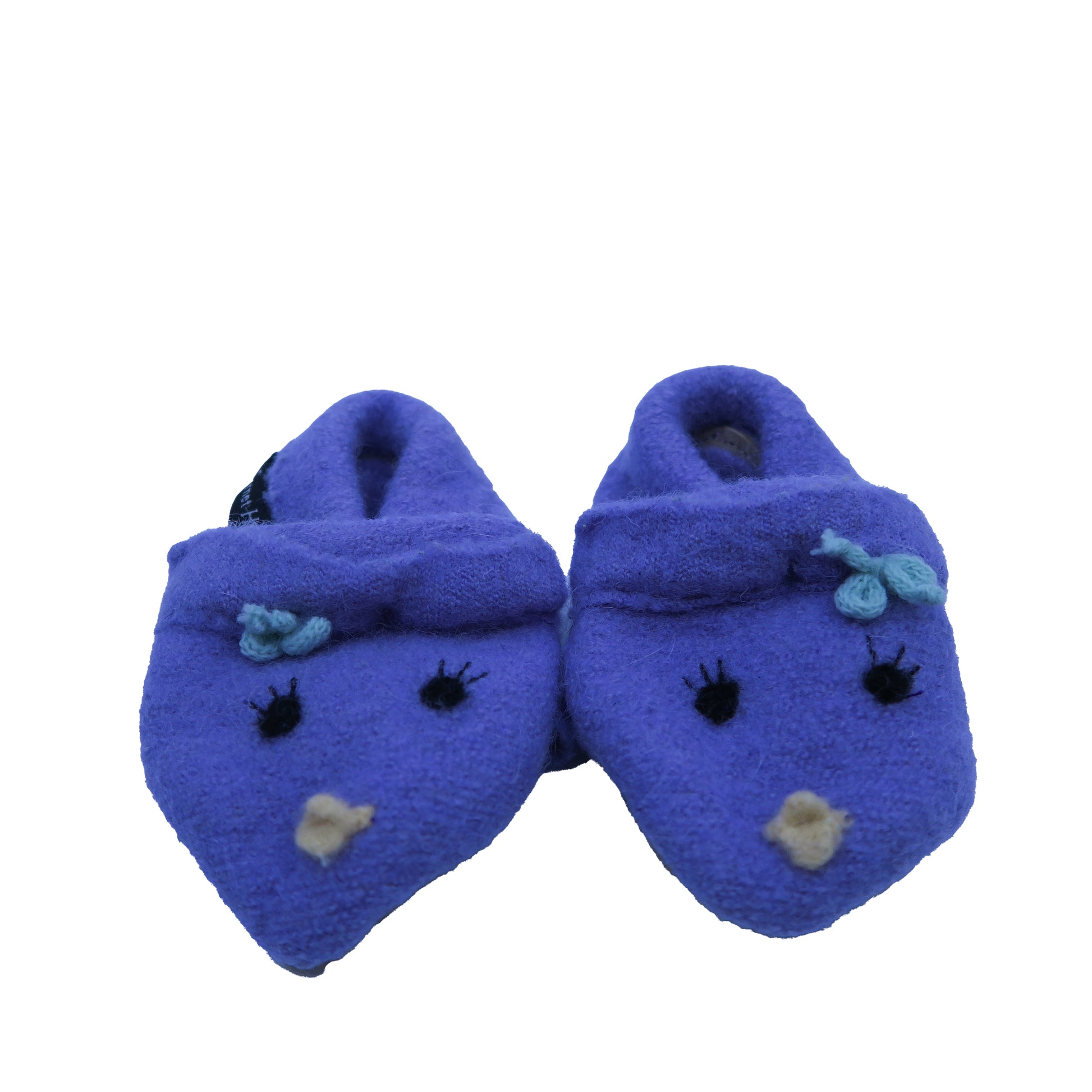 Garnet Hill Girls Purple Slippers Size: 9-12 Months Purple