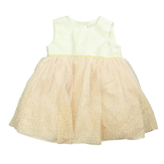 George Girls White | Pink Special Occasion Dress Size: 18 Months White | Pink