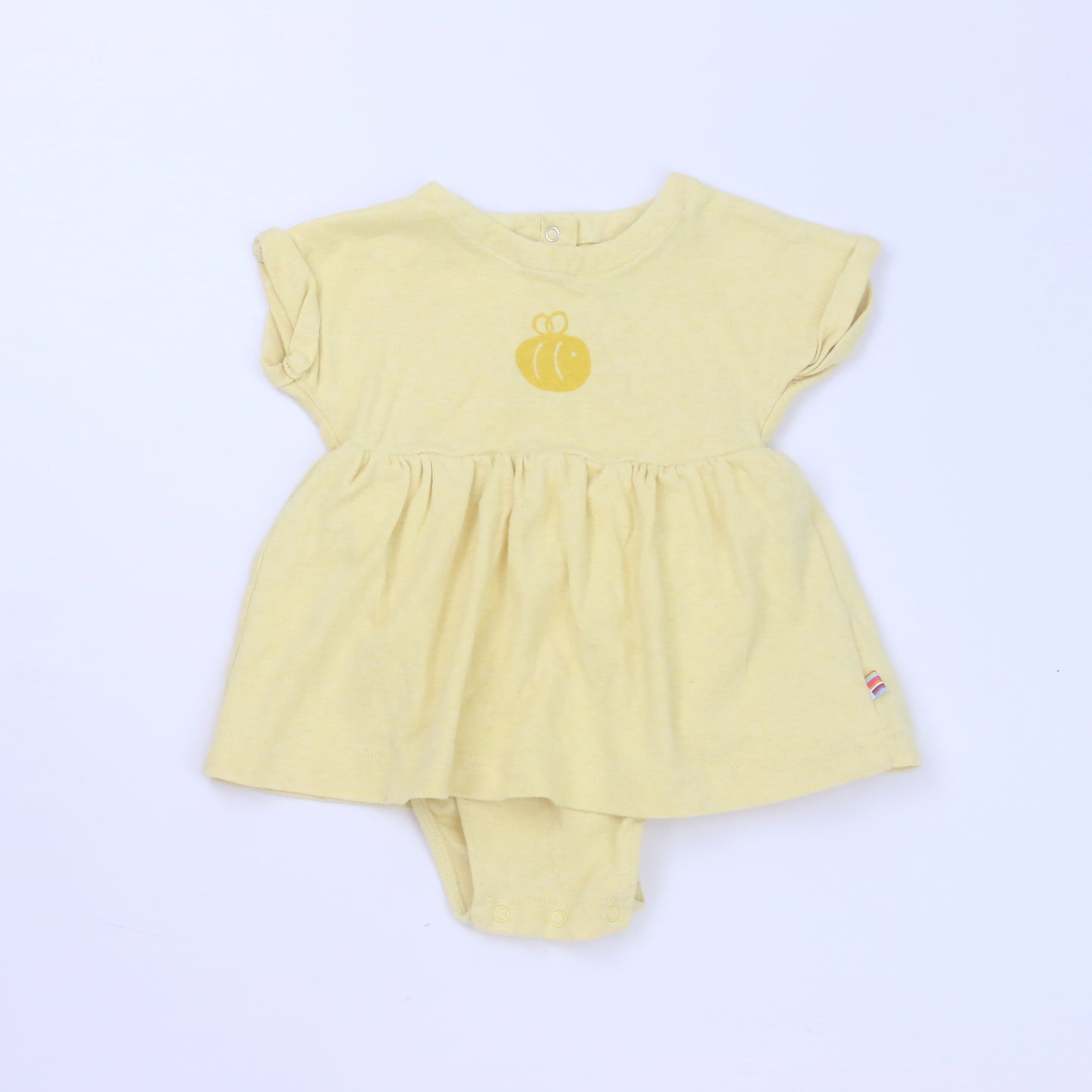 Giggle Girls Yellow Onesie Size: 3-6 Months Yellow