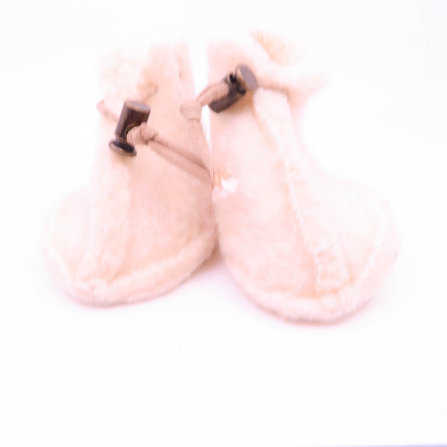 Glenaran Unisex Ivory Slippers Size: 0-6 Months (s) Ivory