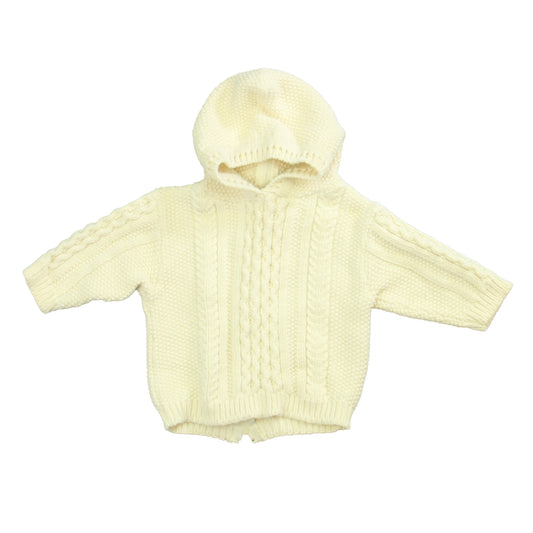 Gloucester Knitting Unisex Ivory Sweater Size: 6-12 Months