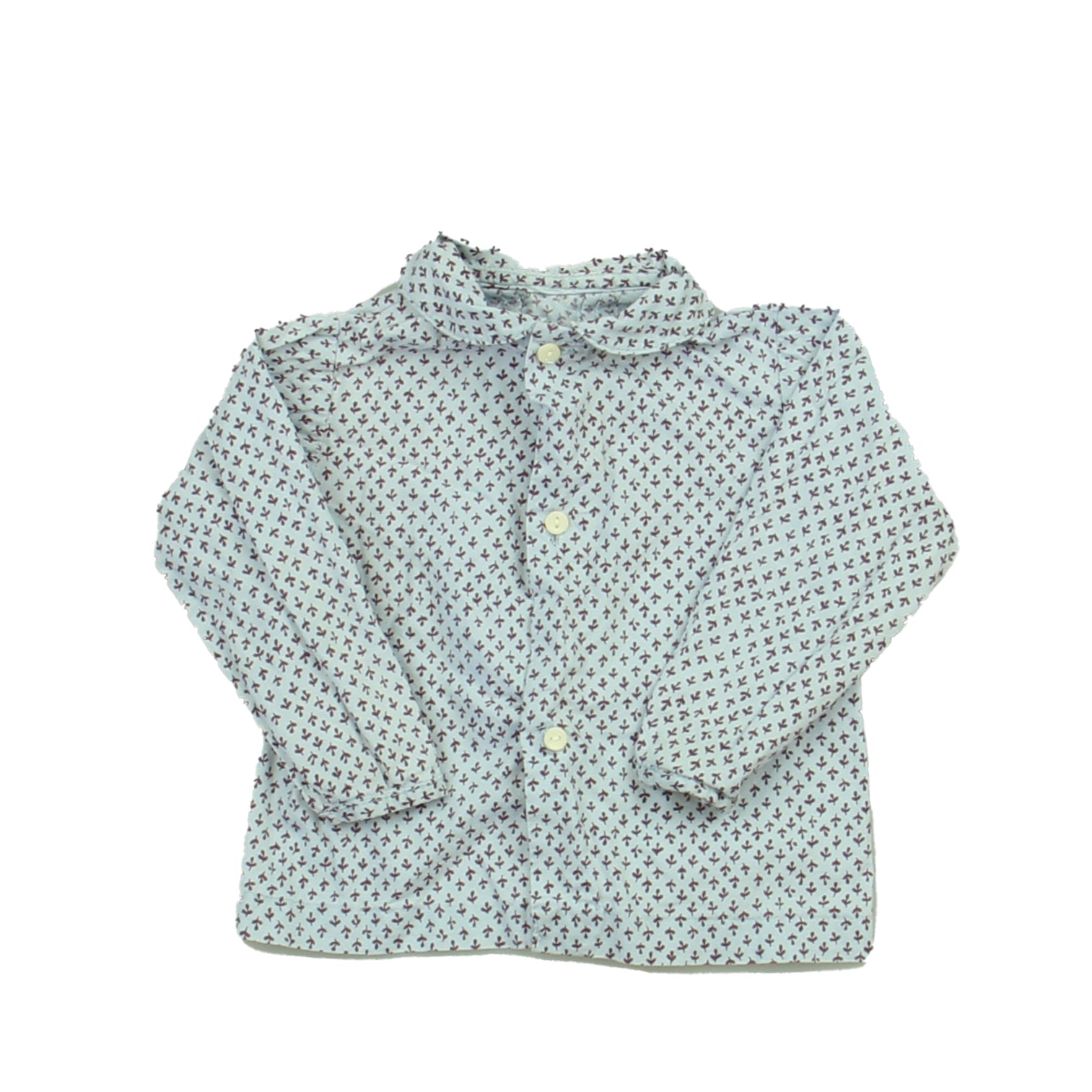 Gocco Girls Blue Blouse Size: 3-6 Months Blue