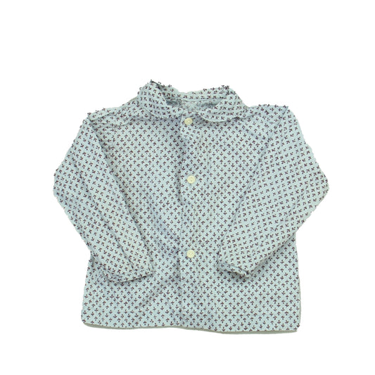 Gocco Girls Blue Blouse Size: 3-6 Months Blue