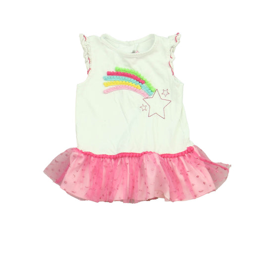 Goodlad Girls White | Pink Dress Size: 18 Months White | Pink