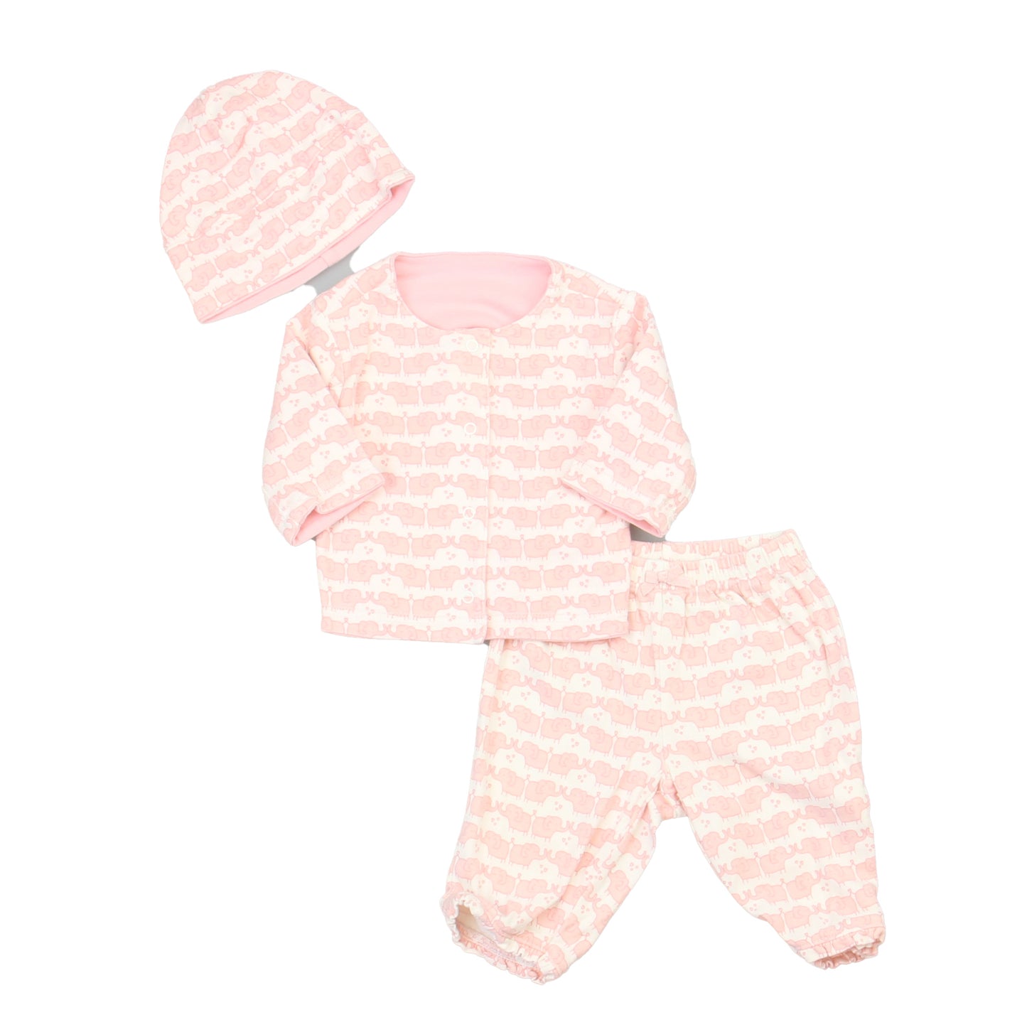 Gymboree Girls Pink | White Apparel Sets Size: 0-3 Months