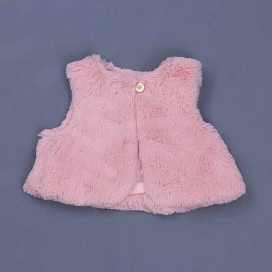 Gymboree Girls Pink Vest Size: 0-3 Months Pink