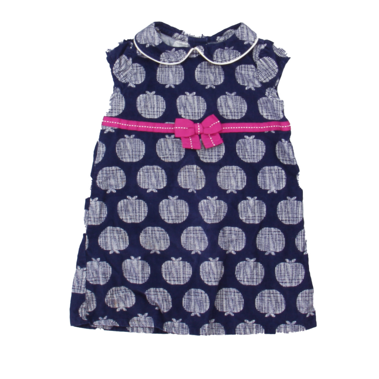 Gymboree Girls Blue Apples Dress Size: 12-18 Months Blue Apples