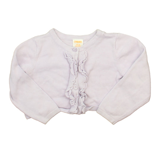 Gymboree Girls Purple Cardigan Size: 12-18 Months Purple