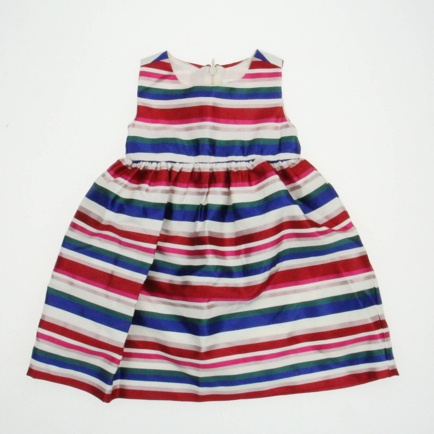 Gymboree Girls Red | Blue Stripe Dress Size: 12-18 Months Red | Blue Stripe