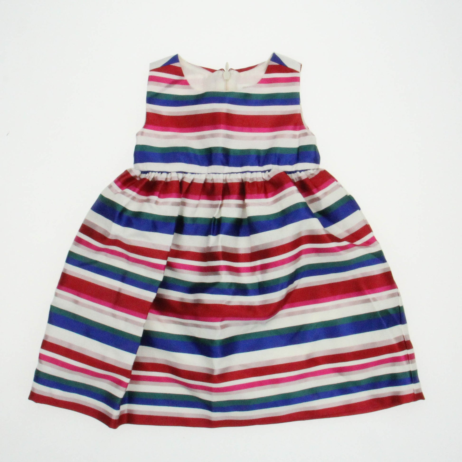 Gymboree Girls Red | Blue Stripe Dress Size: 12-18 Months Red | Blue Stripe