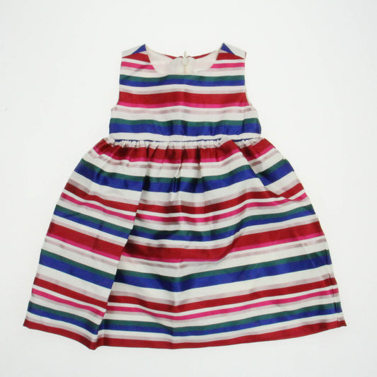 Gymboree Girls Red | Blue Stripe Dress Size: 12-18 Months Red | Blue Stripe