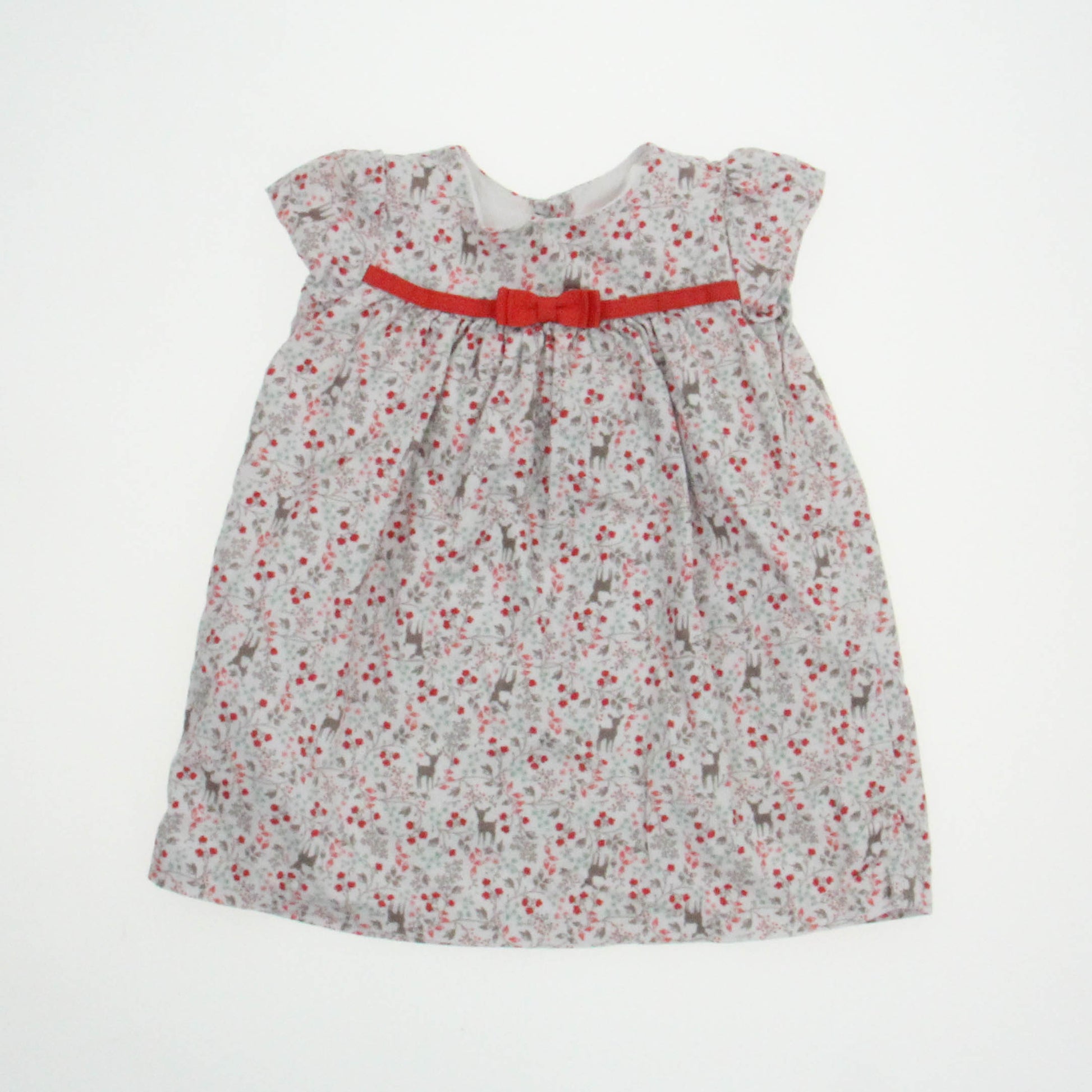 Gymboree Girls White Corduroy Dress Size: 12-18 Months White Corduroy