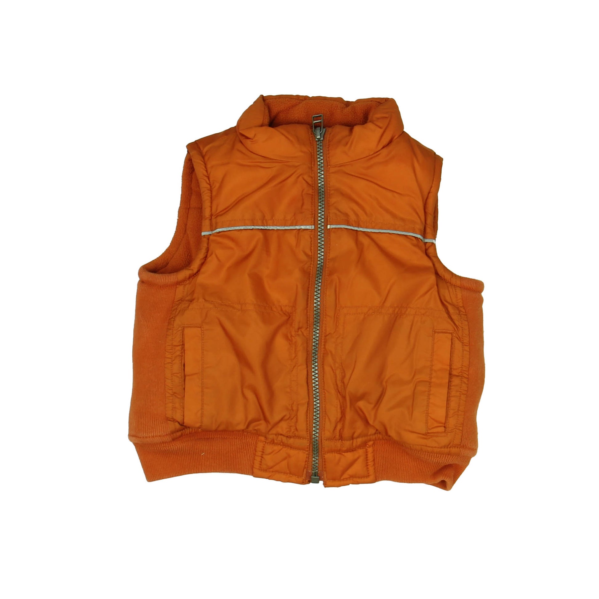 Gymboree Boys Orange Vest Size: 12-24 Months Orange