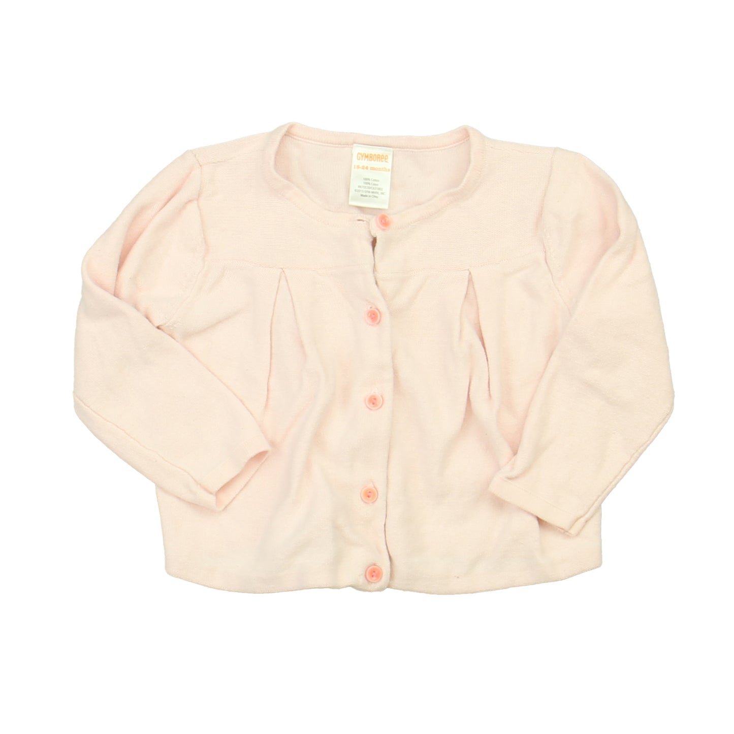 Gymboree Girls Pink Cardigan Size: 18-24 Months Pink