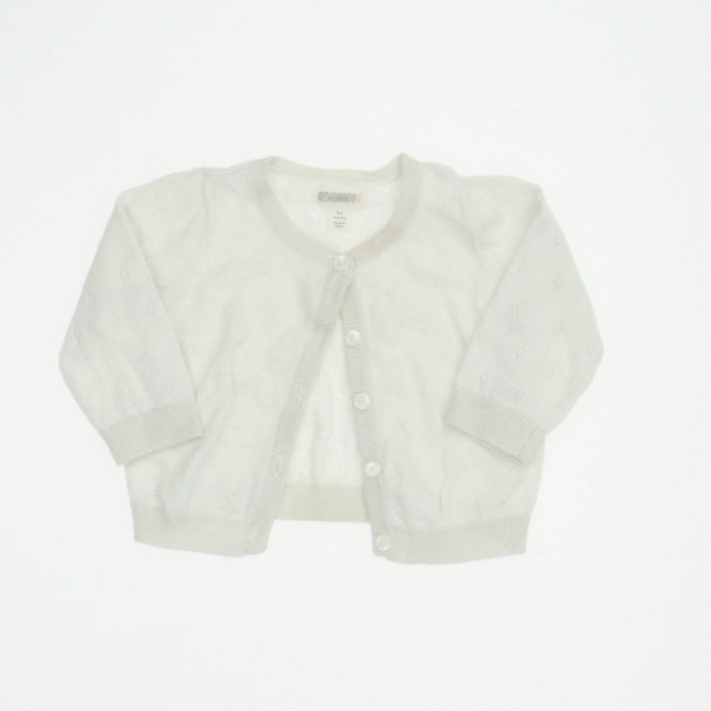 Gymboree Girls Ivory Cardigan Size: 3-6 Months Ivory