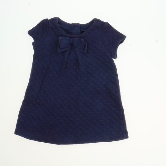 Gymboree Girls Navy Dress Size: 3-6 Months Navy