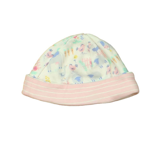 Gymboree Girls Pink | White | Multi Hat Size: 3-6 Months