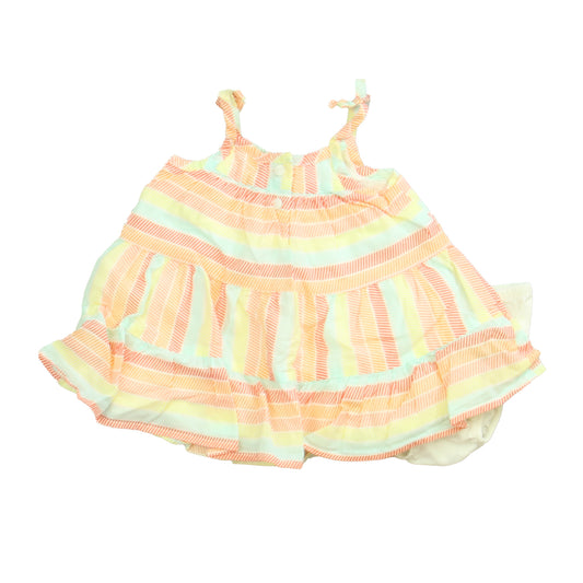 Gymboree Girls Pink | Yellow | White Dress Size: 3-6 Months Pink | Yellow | White