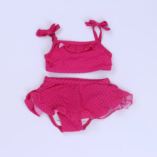 Gymboree Girls Pink 2-piece Swimsuit Size: 3-6 Months Pink