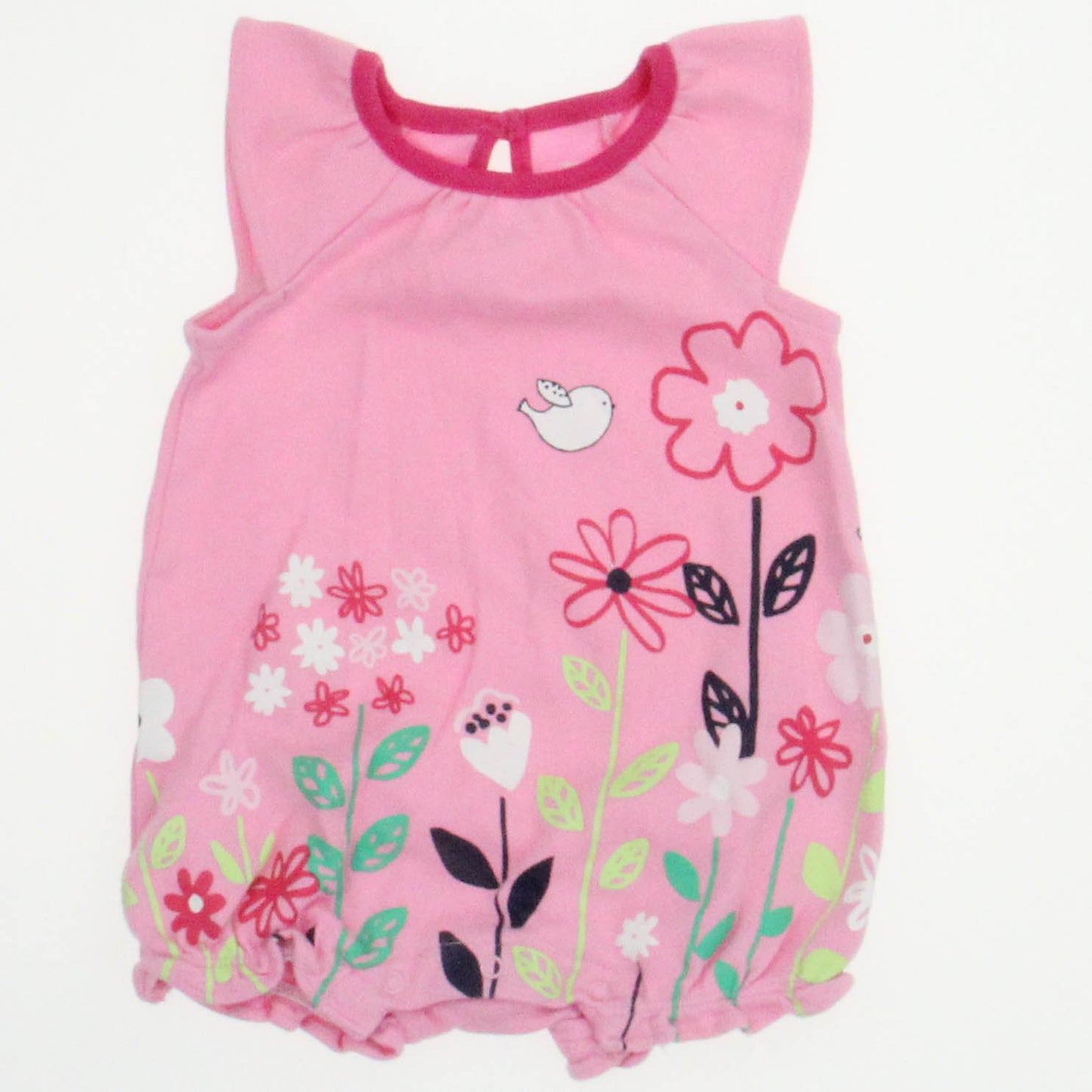 Gymboree Girls Pink Romper Size: 3-6 Months Pink
