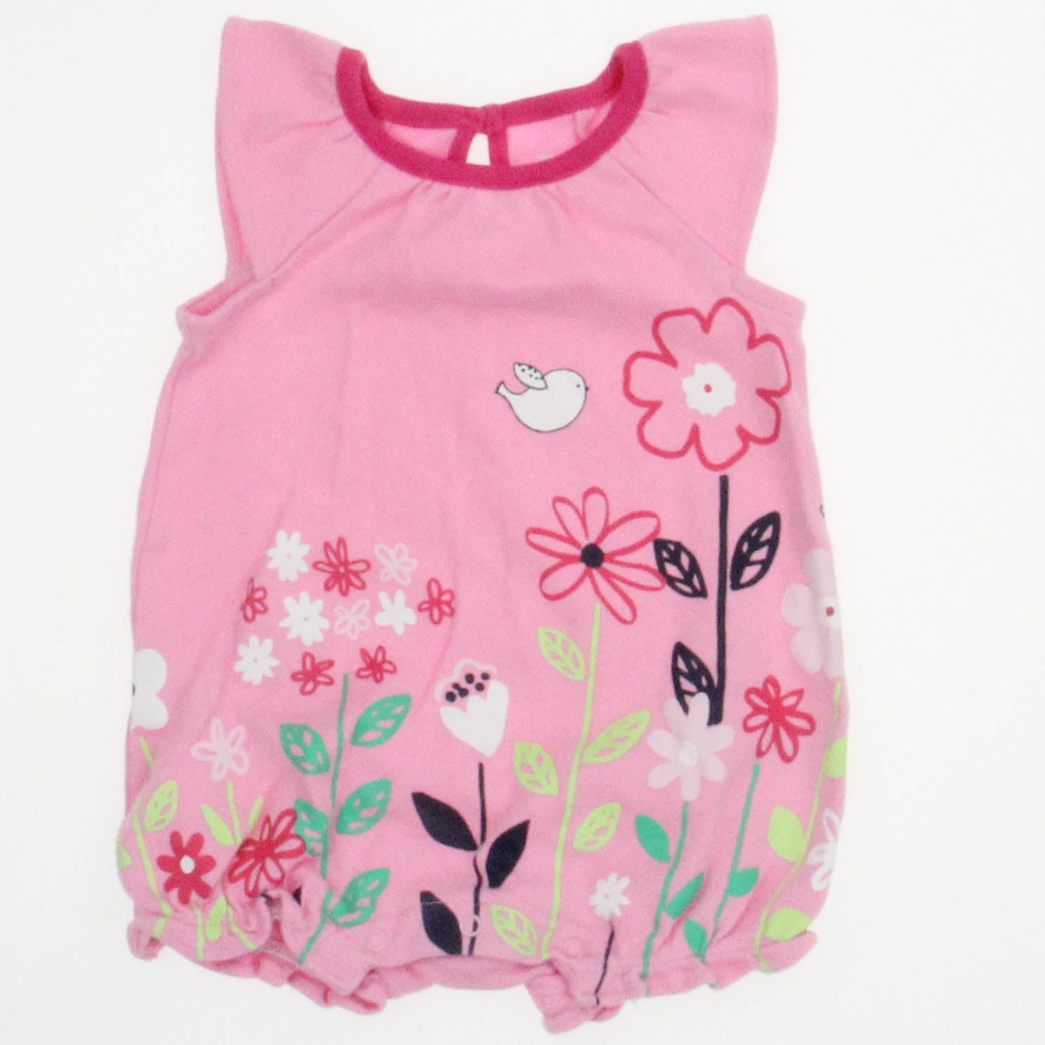 Gymboree Girls Pink Romper Size: 3-6 Months Pink