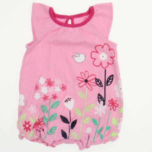 Gymboree Girls Pink Romper Size: 3-6 Months Pink