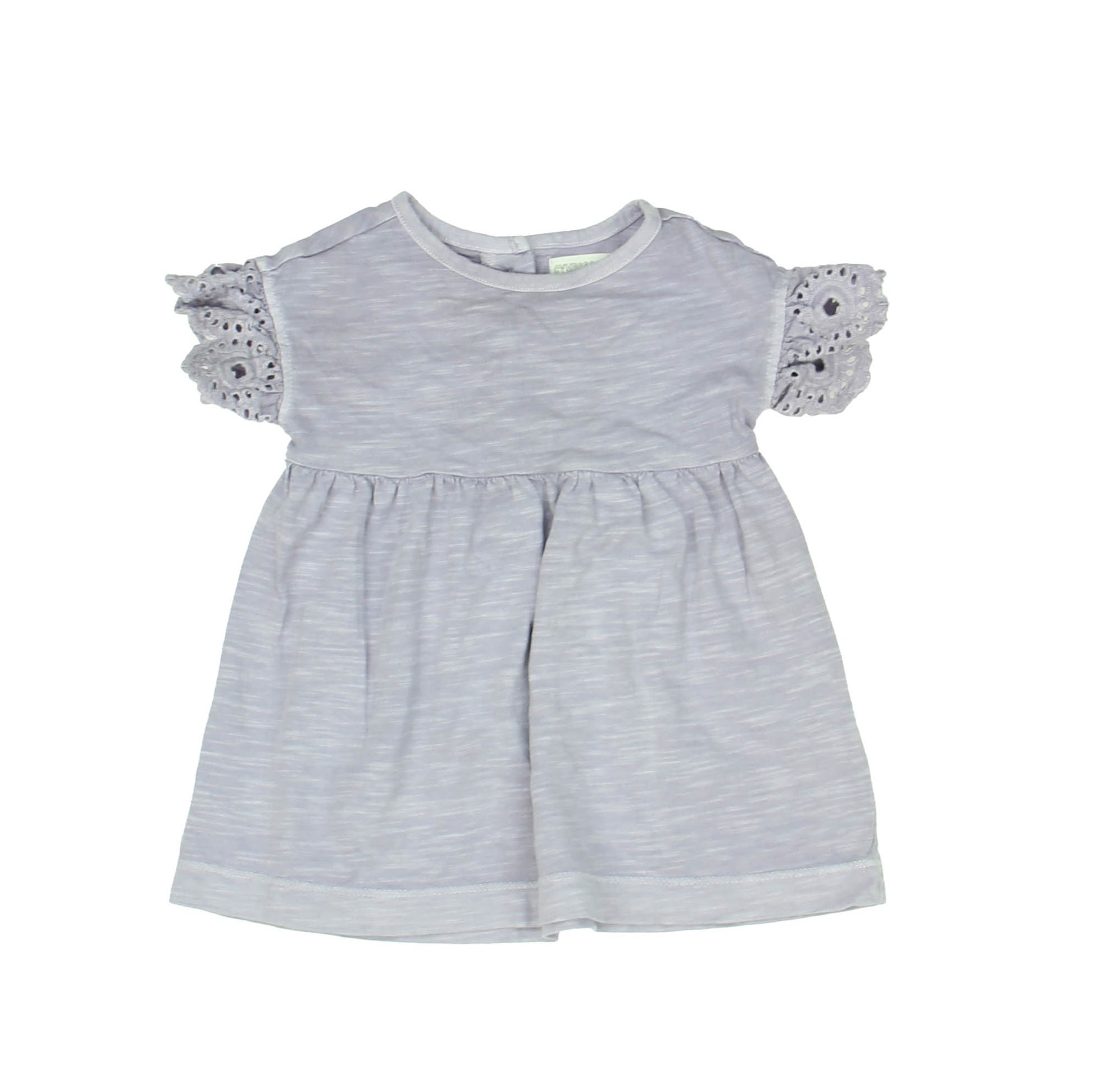 Gymboree Girls Purple Short Sleeve Shirt Size: 3 - 6 Months Purple