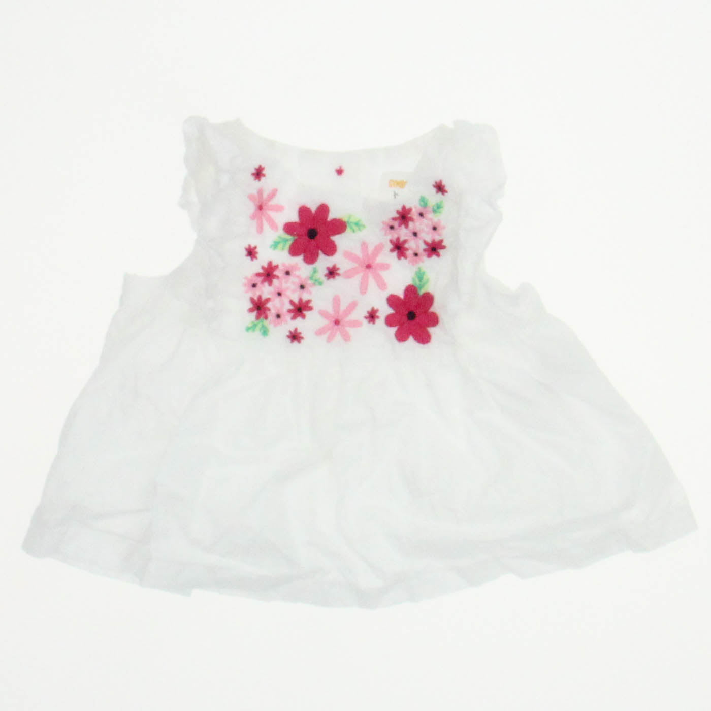 Gymboree Girls White Dress Size: 3-6 Months White