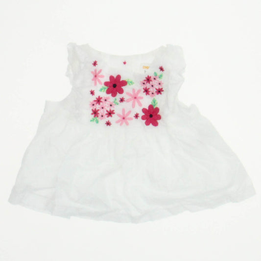 Gymboree Girls White Dress Size: 3-6 Months White