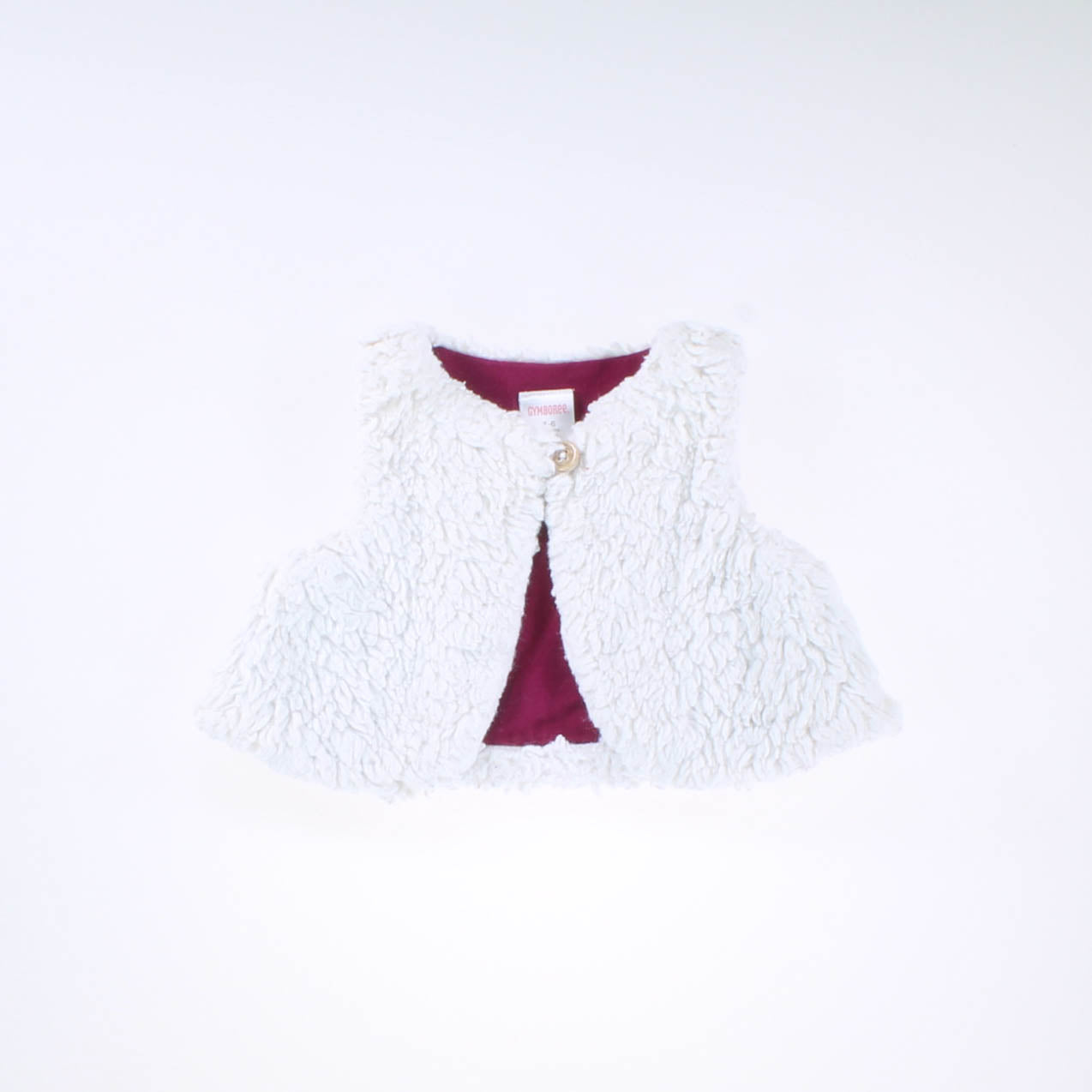 Gymboree Girls White Vest Size: 3-6 Months White