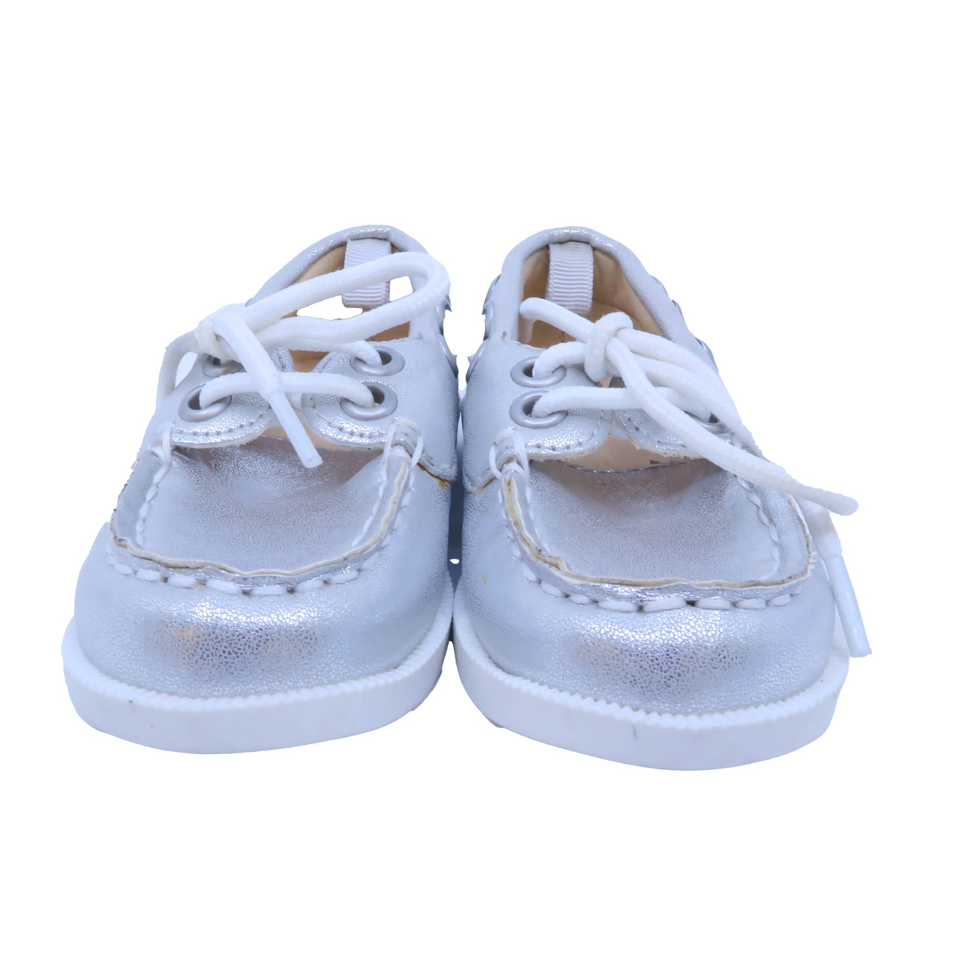 Gymboree Boys Silver Shoes Size: 5 Toddler Silver
