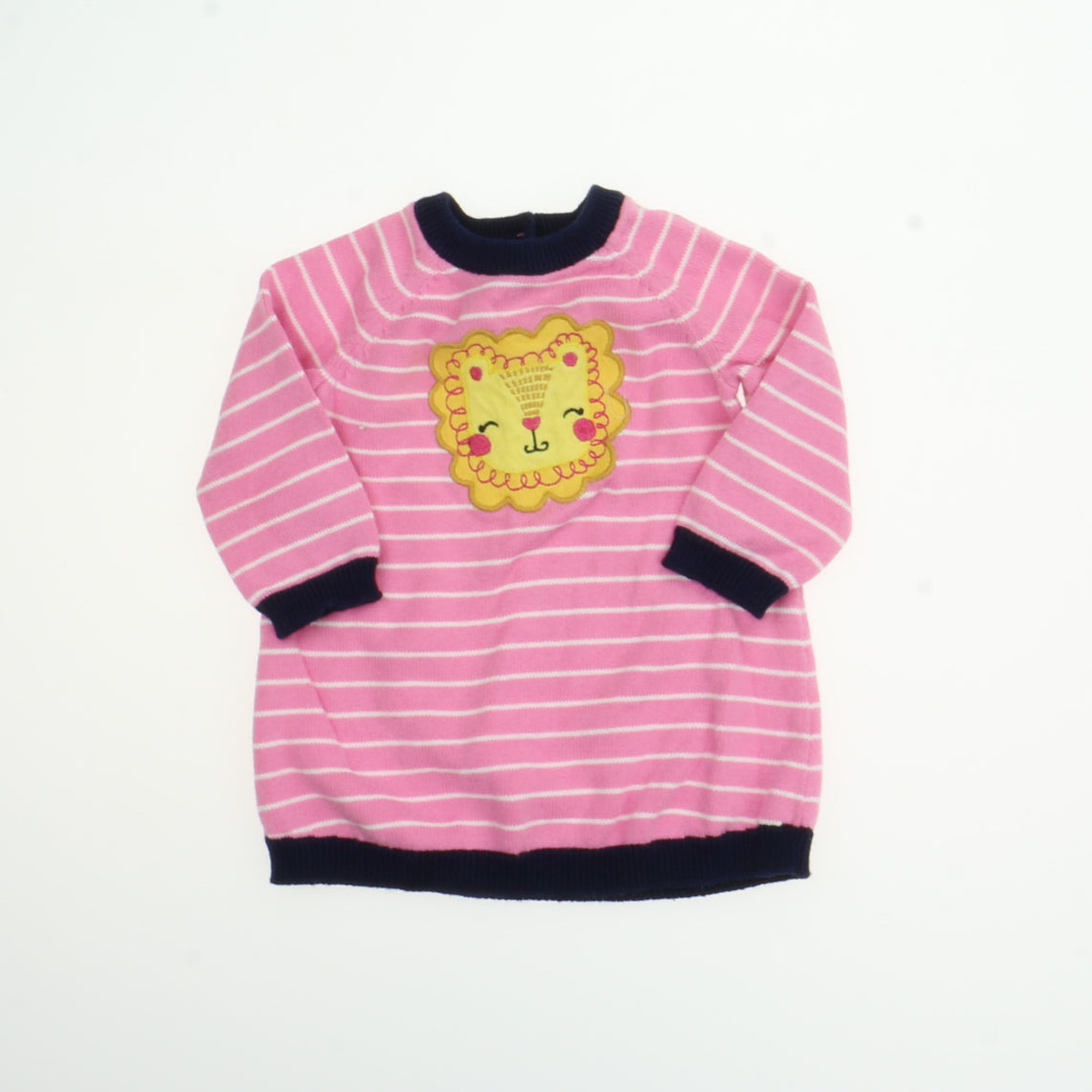 Gymboree Girls Pink | Yellow Lion Dress Size: 6-12 Months Pink | Yellow Lion
