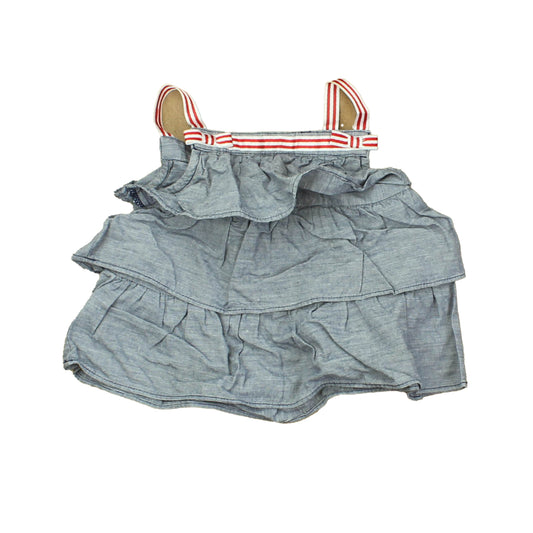 Gymboree Girls Blue | White | Red Blouse Size: 6-12 Months Blue | White | Red