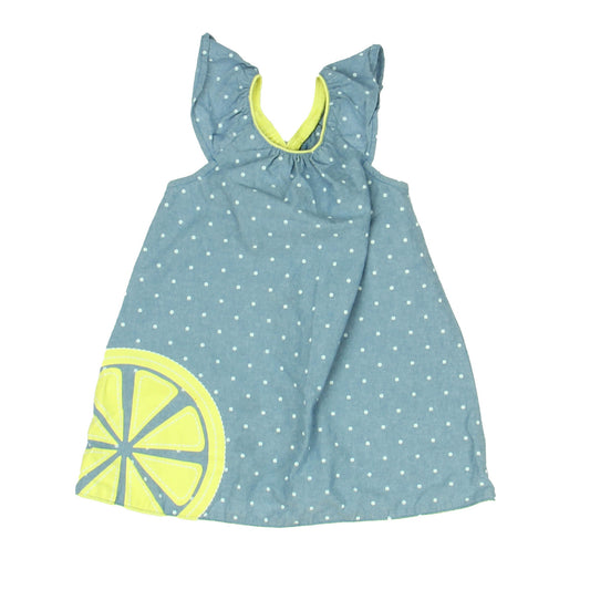Gymboree Girls Blue | Yellow Blouse Size: 6-12 Months Blue | Yellow
