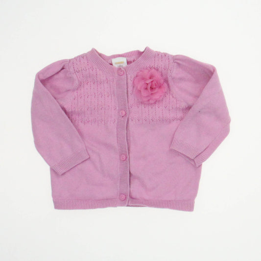 Gymboree Girls Pink Cardigan Size: 6-12 Months Pink