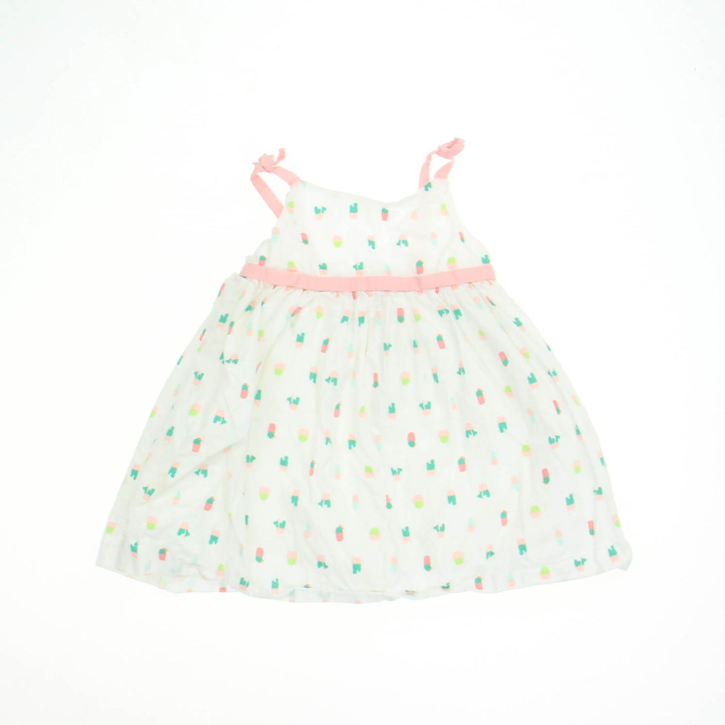 Gymboree Girls White Dress Size: 6-12 Months White