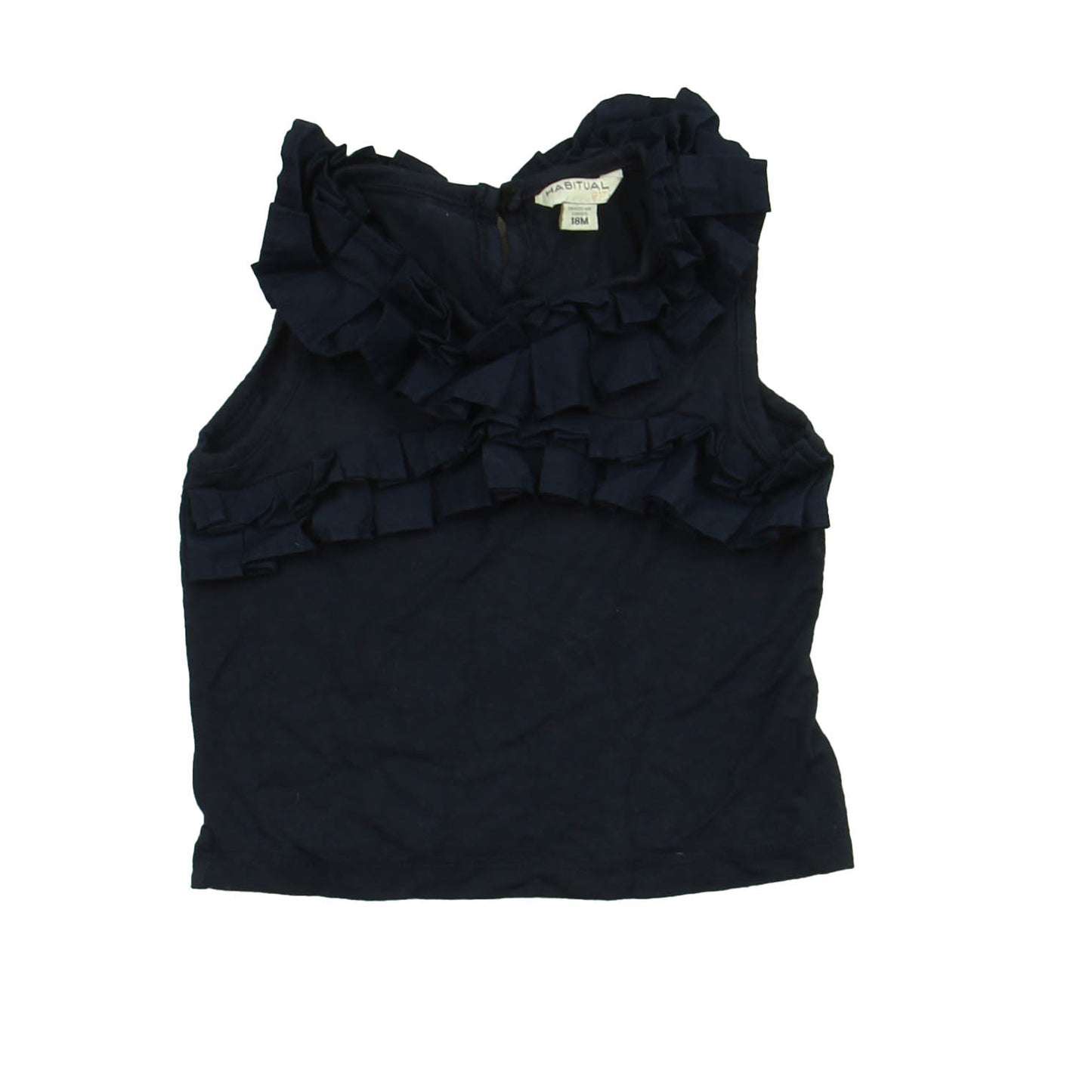 Habitual Girl Girls Navy Blouse Size: 18 Months Navy
