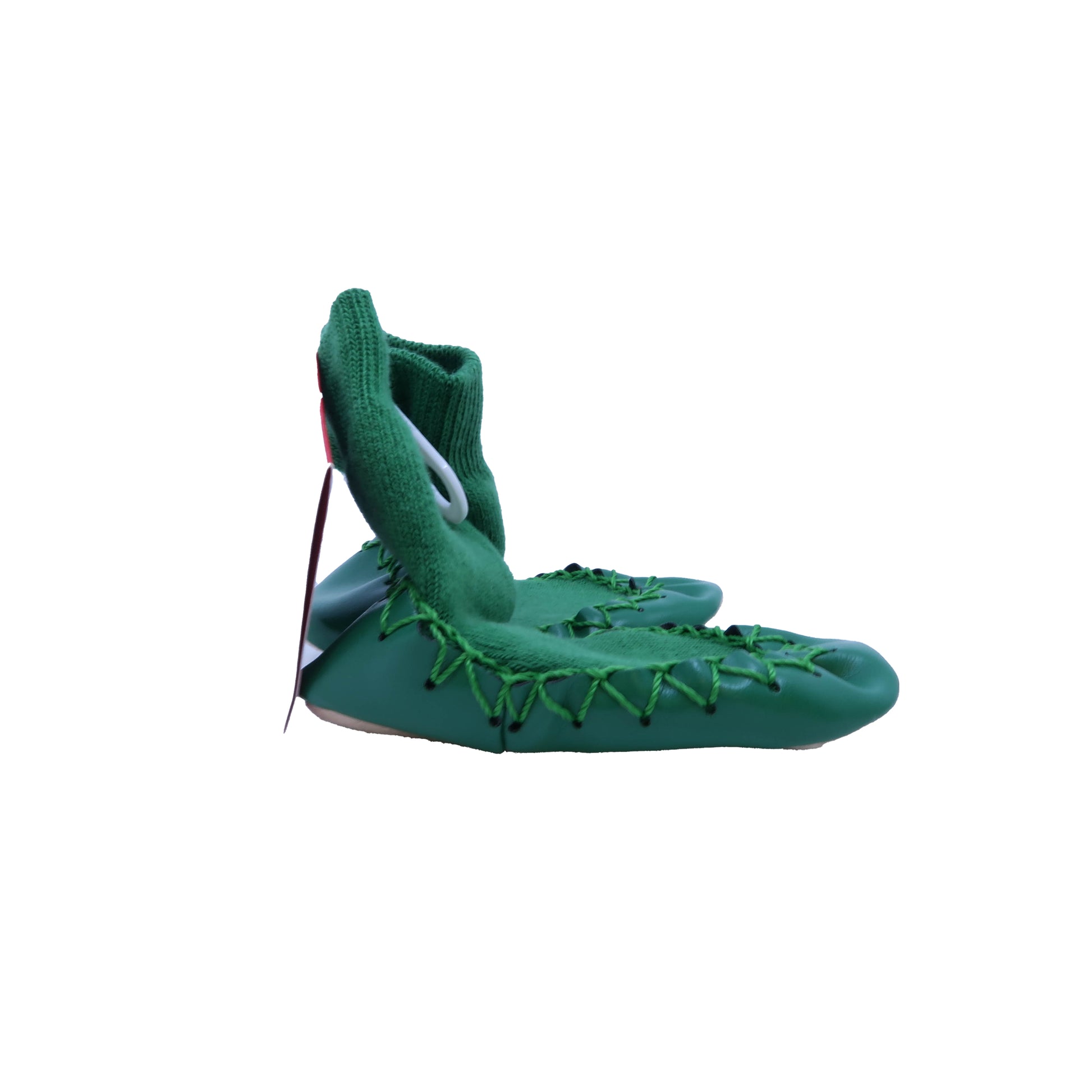 Hanna Anderson Unisex Green Booties Size: 1-2T Green