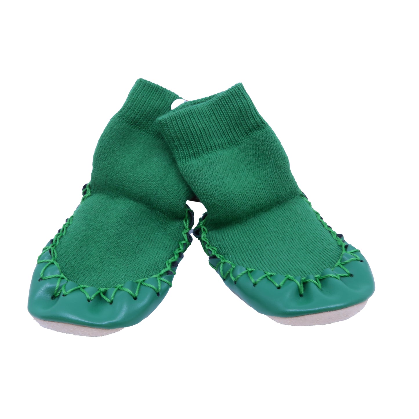 Hanna Anderson Unisex Green Booties Size: 1-2T Green