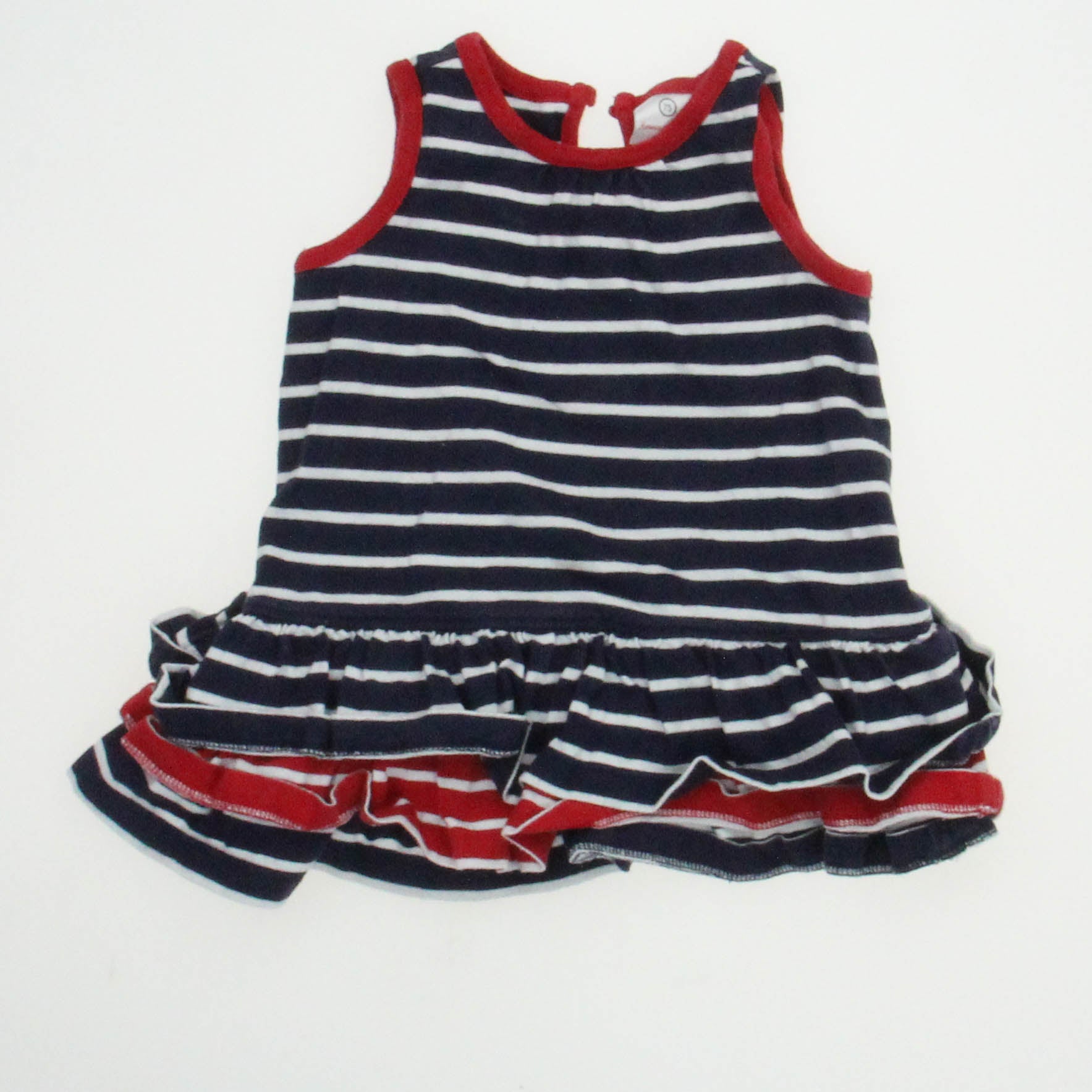 Hanna Andersson Girls Navy Stripe Dress Size: 12-18 Months Navy Stripe