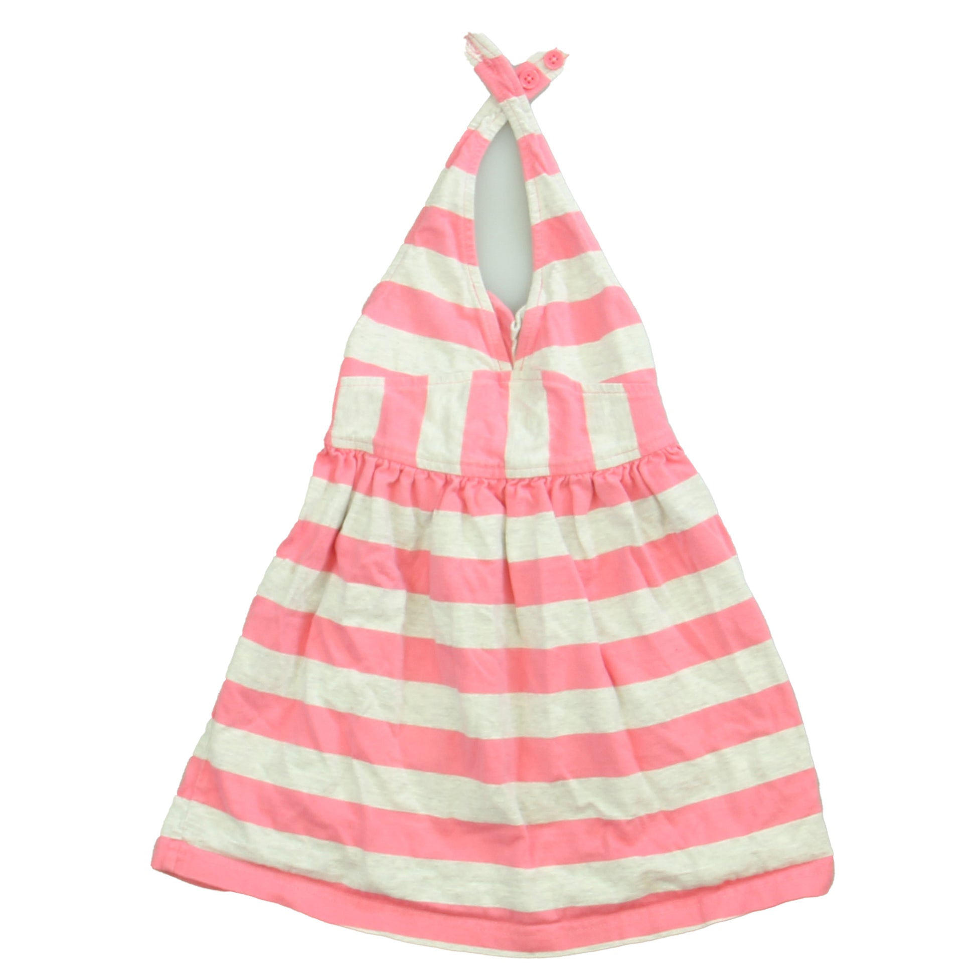 Hanna Andersson Girls Pink | Gray Dress Size: 18-24 Months Pink | Gray