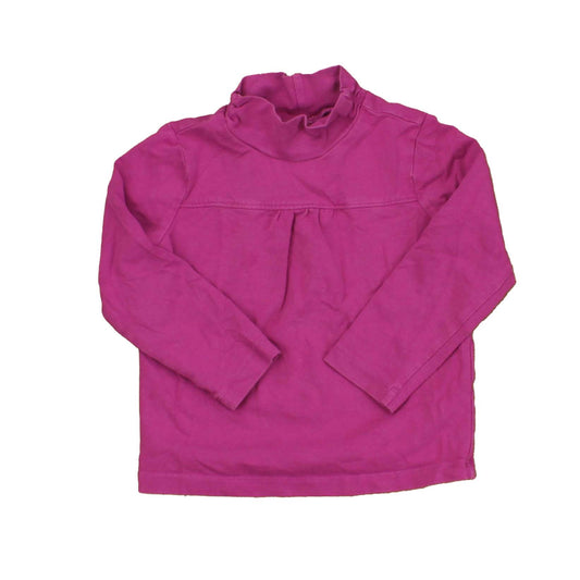 Hanna Andersson Girls Pink Turtleneck Size: 18-24 Months Pink