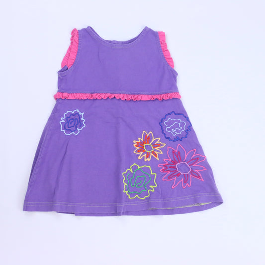 Hanna Andersson Girls Purple Dress Size: 2T (90cm)